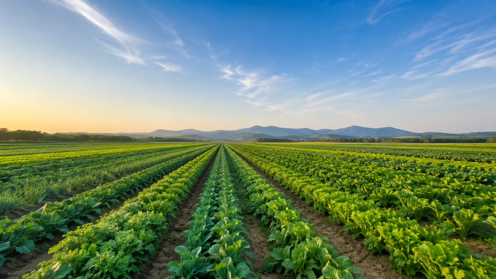広がる野菜畑